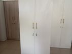 Two Door white Melamine Wardrobes .