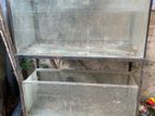 Two Fish Tanks with Metal Frame