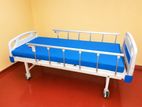 Two Function Manual Hospital Bed with Waterproof Mattress