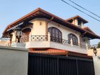 Two storey house is located 120 bus road close to Boralesgamuwa town