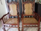 Two Teak Chairs