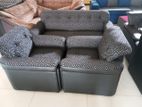 Two tone new sofa set Fabrics & Leather GH 103 - 3+1+1