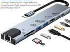 Type C Extender 8 in 1 USB HUB with HDMI Laptop Converter