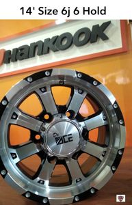 14 inch 6 hold alloy wheels for Sale