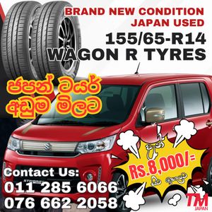 155/65/14 Used Japan Tyre for Wagon R for Sale