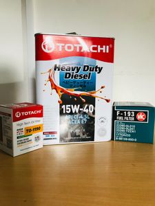 15W40 Engine oil, Oil Filter & Fuel Pack for KDH Vehicles for Sale