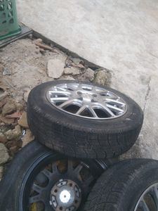 4 Alloy Wheels with Tyers 155 - 65-14 for Sale