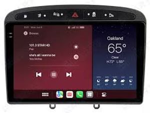 408 Peugeot Android Car Dvd Audio Setup with Panel for Sale
