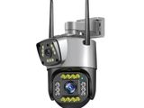 4G Sim 4Mp Dual Lens CCTV Camera Night Vision Color Two Way Audio