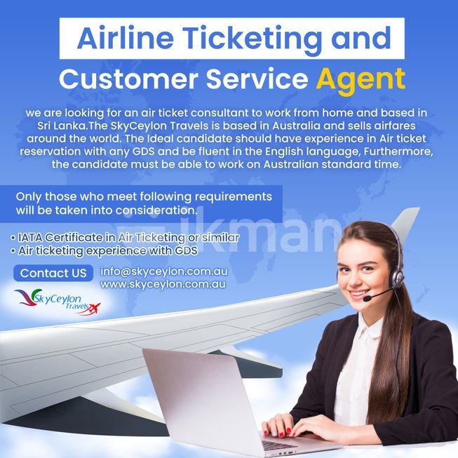 Airline Ticketing and Customer Service Agent Vacancy Galle City