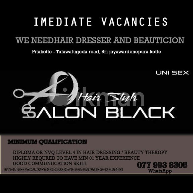 Beautician Vacancy | Nugegoda | ikmanJOBS