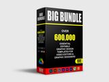 BIG BUNDLE - EDITABLE GRAPHIC DISIGN TEMPLATE AND VIDEO TUTORIAL PACKI