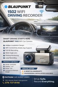 BLAUPUNKT WIFI DVR 2K ULTRA HD for Sale