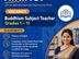 Buddhism Subject Teacher - Negombo