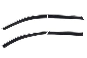 Byd Atto 3 – Door Visor Set Black Polycarbonate with Silver Strip for Sale