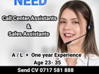 Call Center Assistants