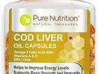 Cod liver oil capsules vit A and D 120