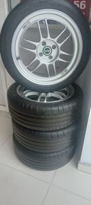 ENKEI 17'' Size 100PCD 4 Std Japan Alloy Set for Sale