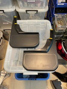Genuine Brand New Defender P300 2025 front Mud flaps set for Sale