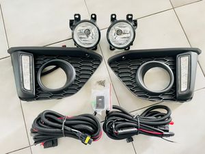 Honda FIT GP5 Halogen Fog Lamp Set with LED DRL for Sale