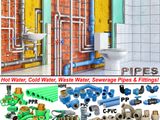 Household Hot & Cold Water Pipe Fittings