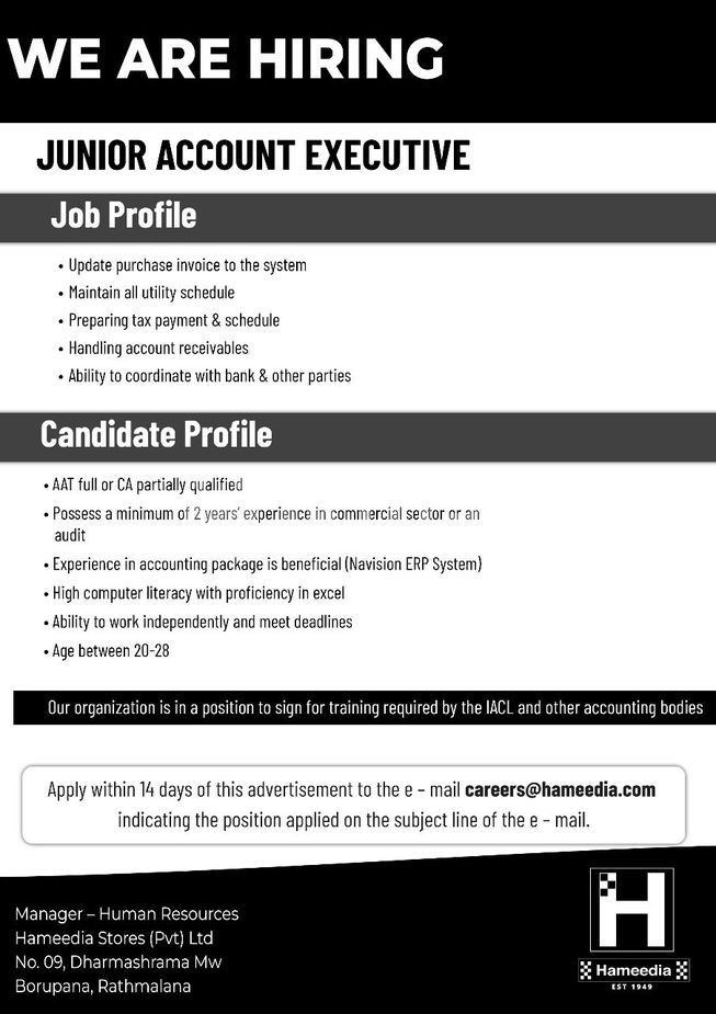 junior-account-executive-vacancy-panadura-ikmanjobs