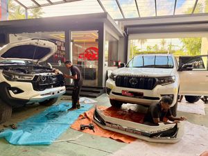 Land Cruiser Prado 150 Black Edition 2023 Bodykit for Sale