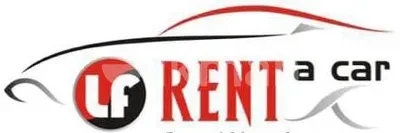 L F RENT A CAR logo