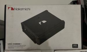 Nakamichi NRD - D3000.1 Class D Mono Block Power Amps for Sale Nakamichi NRD - D3000.1 Class D Mono Block Power Amps for Sale