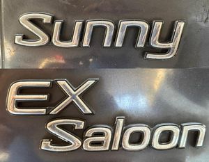 Nissan FB14 EX Saloon Rear Badge Set for Sale