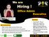 Office Admin Executive -ᴹᵃᵗᵃˡᵉ