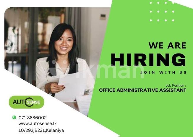 Office Administrative Assistant Vacancy | Angoda | IkmanJOBS