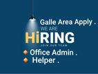 Office Assistant - Male Female Apply