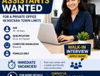 Office Clerk - Female With or Without Experience Apply