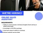 Online Sales Assistant - Colombo 3