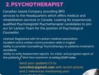 PSYCHOTHERAPIST - Colombo 6