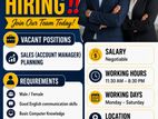 Sales (Account Manager) Planning - Jaffna