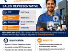 SALES REPRESENTATIVE - Batticaloa