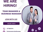 Team Manager - Kilinochchi