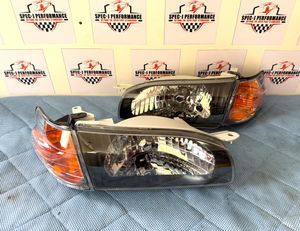 Toyota Corolla AE110/AE111 JDM Black Headlight Set for Sale Toyota Corolla AE110/AE111 JDM Black Headlight Set for Sale