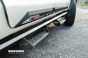 Toyota Hilux Revo Rocco Black Steel Side Steps for Sale