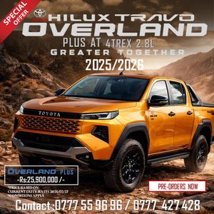Toyota Hilux Travo Overland Plus 2025 for Sale