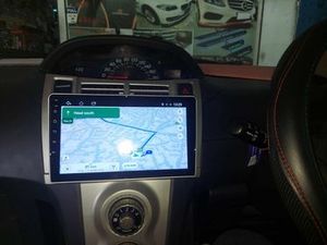 toyota vitz 9''android ips car dvd audio setup with panel for Sale