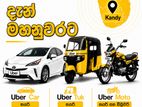 Uber Car/Tuk Driver Partner - Kandy District