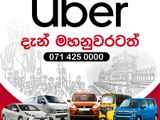 Uber Car Tuk Moto Partner - Kandy Colombo Gampaha Kalutara Galle Matara
