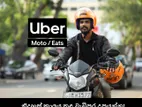 Uber Moto / Eats Courier Service Parcel Delivery Rider
