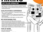 Uht Filler Operator