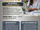 UK Payroll Trainee / Intern