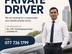 Vaccancy for a driver