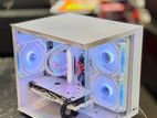 WHITE GAMING PC WITH LIQUID COOLER